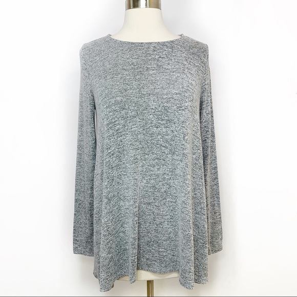 Anthropologie Postmark Grey Long Sleeve Shirt - Picture 2 of 6